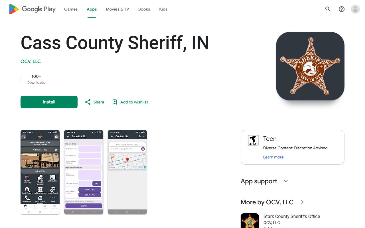 Cass County arrest records Sheriff app Google Play