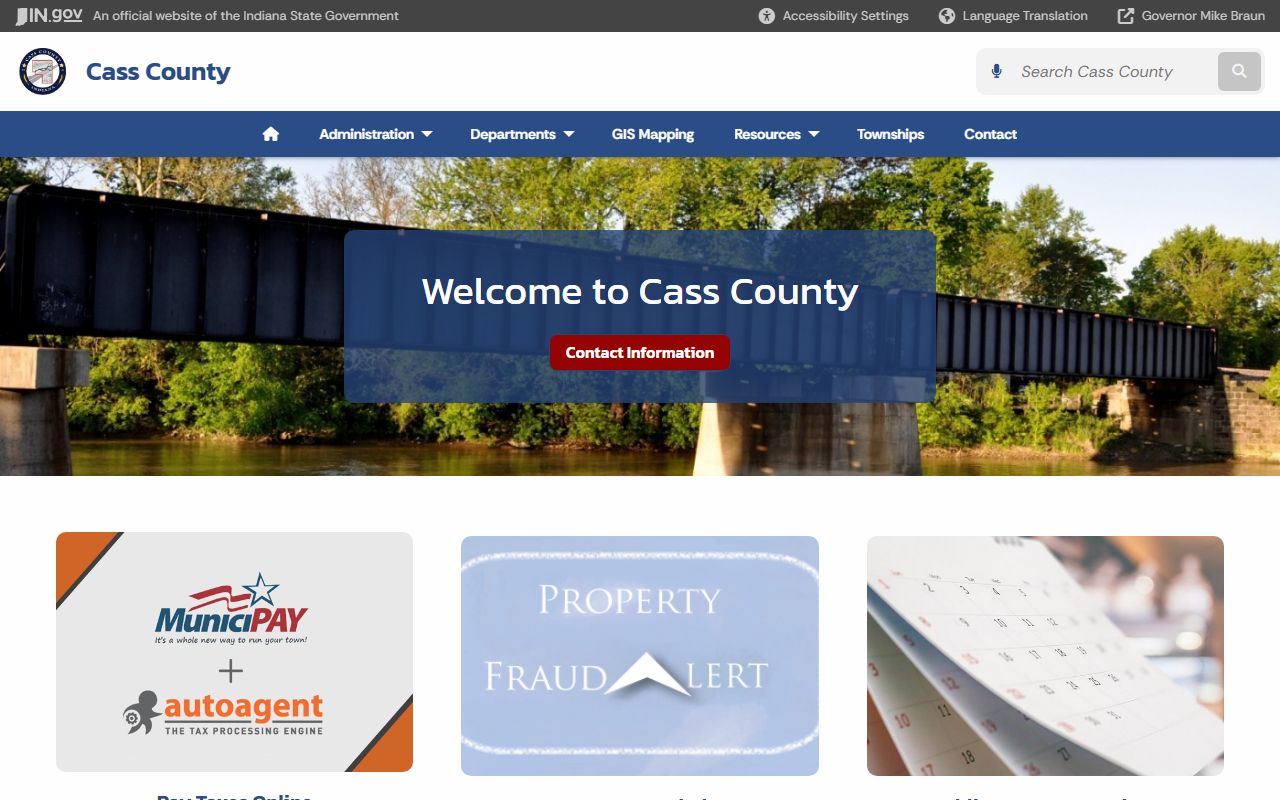 Cass County Court records official county homepage