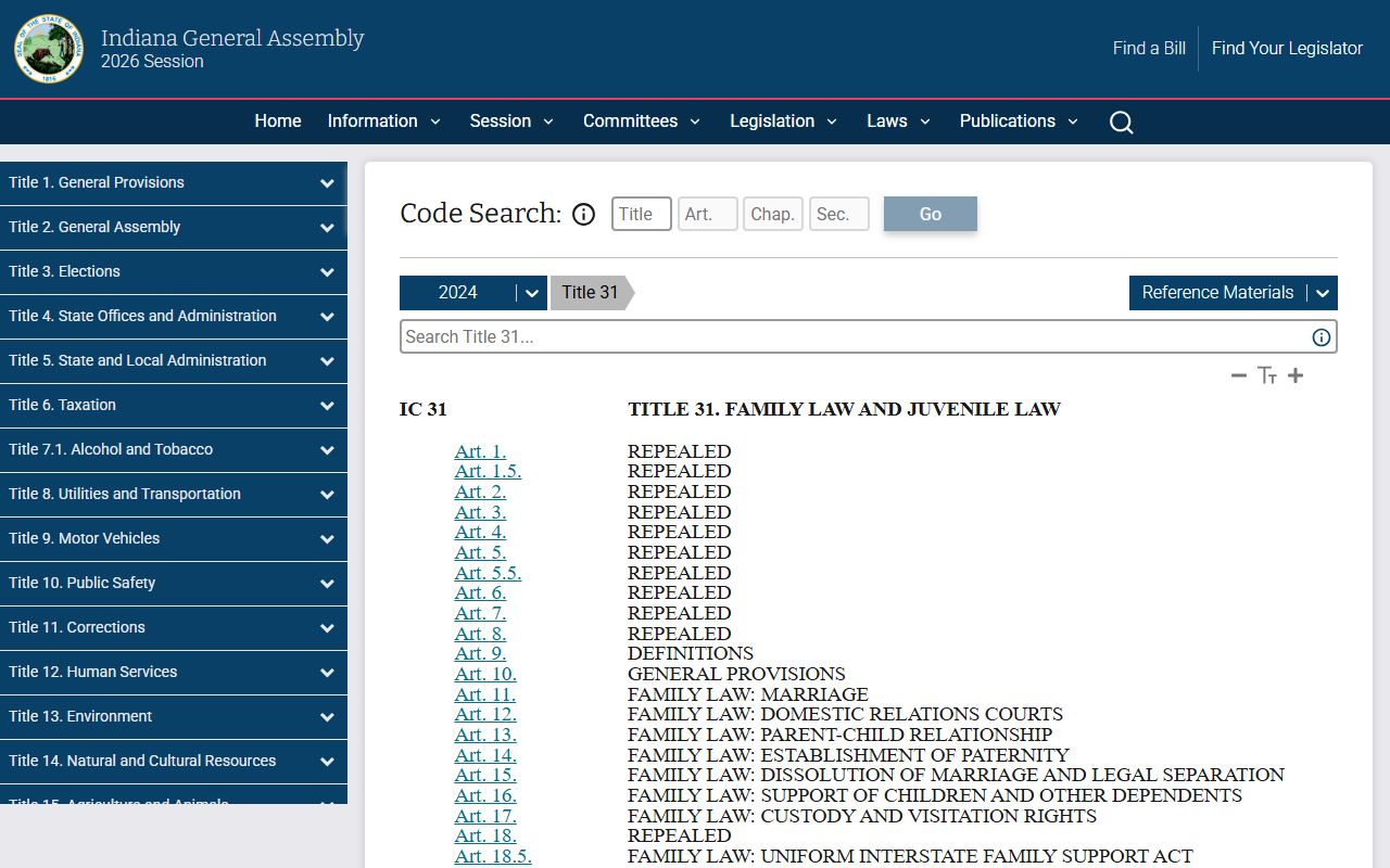 Cass County marriage and divorce records Indiana Title 31 source