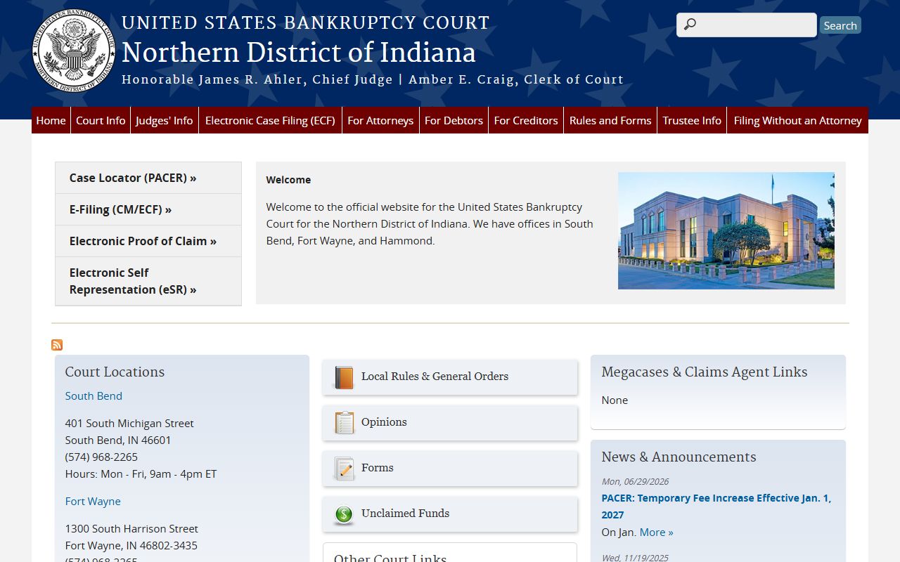 Cass County probate records bankruptcy court reference